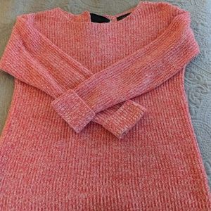 Ann Taylor Marled Tie Back Sweater